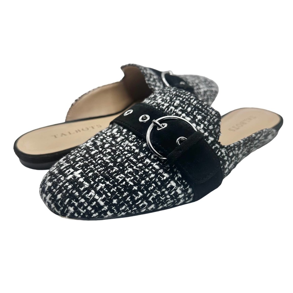 Talbots | Women | Stella Buckle Bouchle Mules | Size 8 M